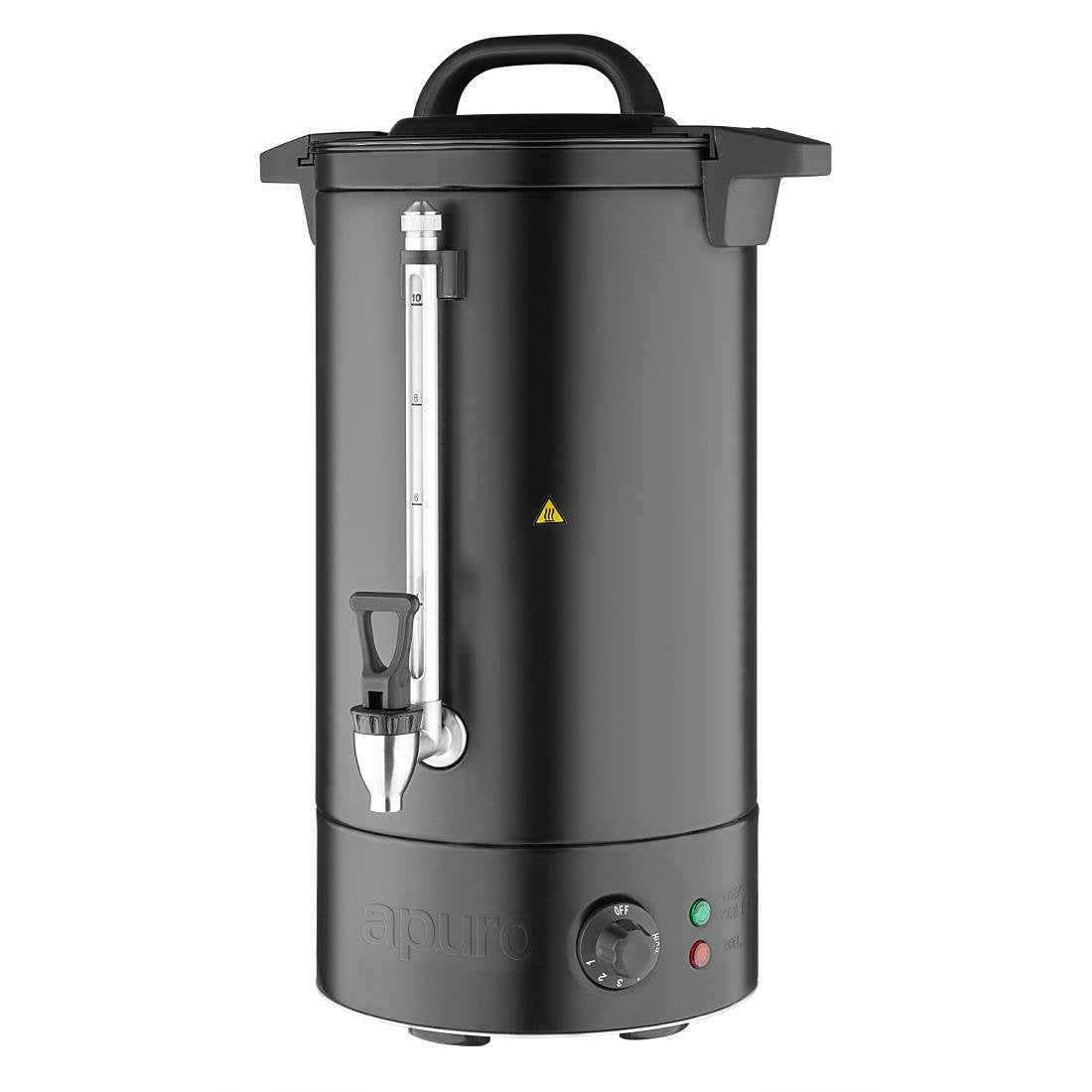 Apuro Energy Saving Water Urn Matt Black 10Ltr - JA861-A