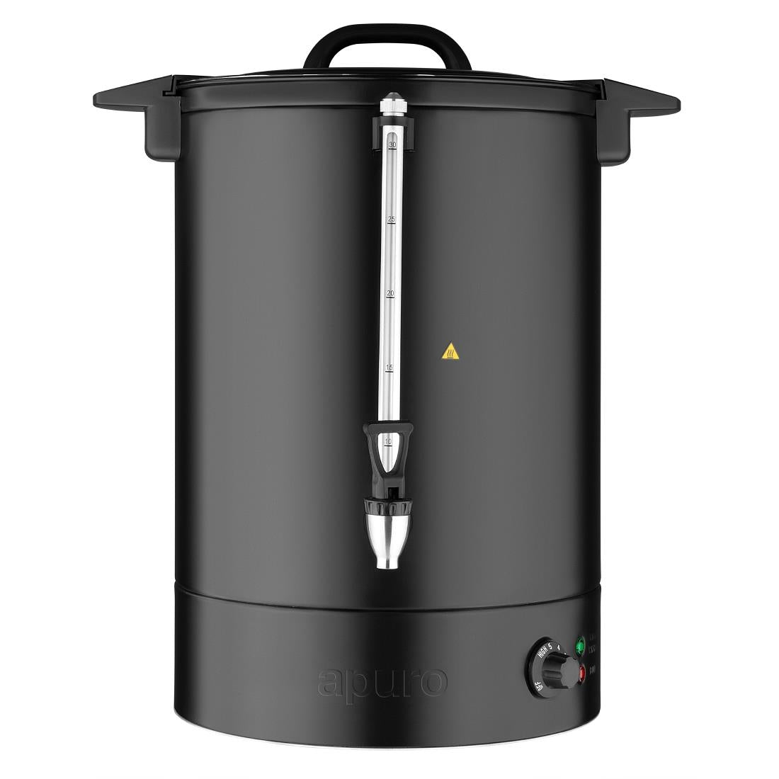 Apuro Energy Saving Water Urn Matt Black 30Ltr - JA863-A