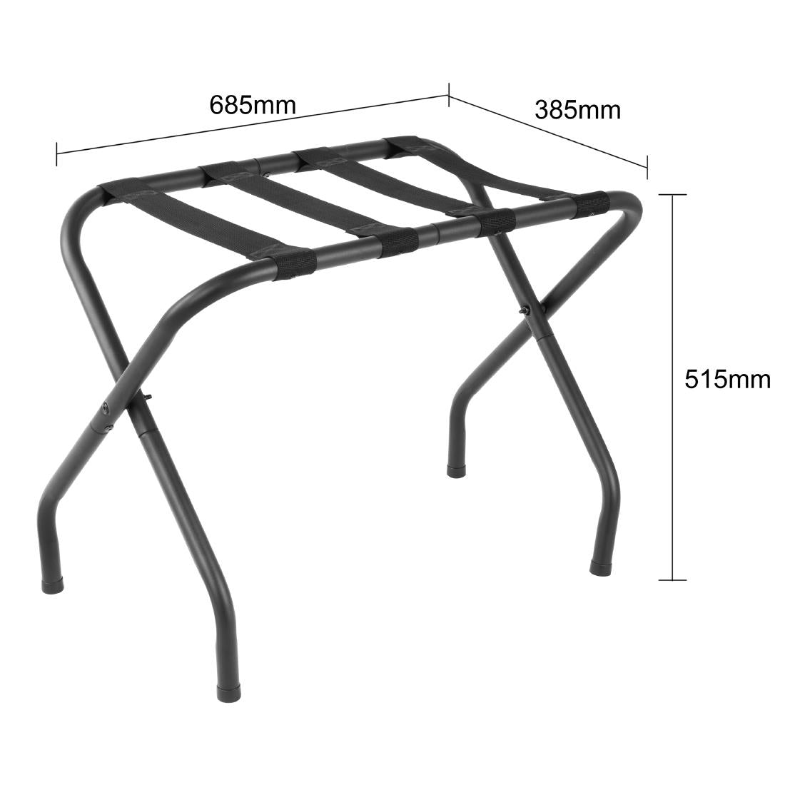 Bolero Luggage Rack Black - JA995