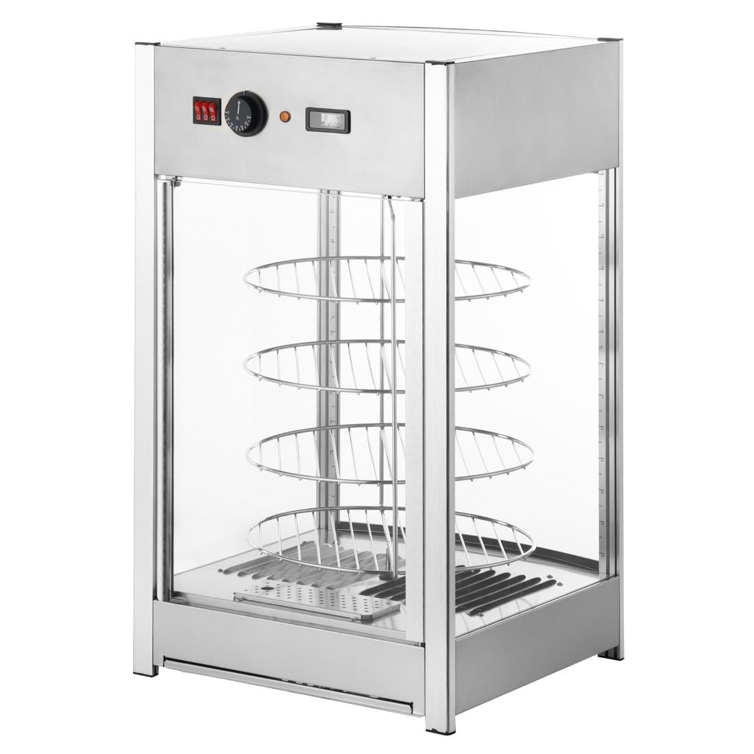 Apuro 4 Tier Heated Pizza Display Merchandiser - JB188-A