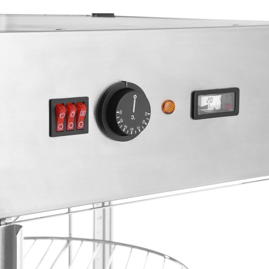 Apuro 4 Tier Heated Pizza Display Merchandiser - JB188-A