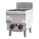 GasMax Benchtop Natural Gas 2 Burner Cooktop W/ Splashback JUS-TR-2B