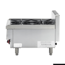 GasMax Benchtop Natural Gas 2 Burner Cooktop W/ Splashback JUS-TR-2B