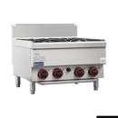 GasMax Benchtop Natural Gas 4 Burner Cooktop W/ Splashback JUS-TR-4B