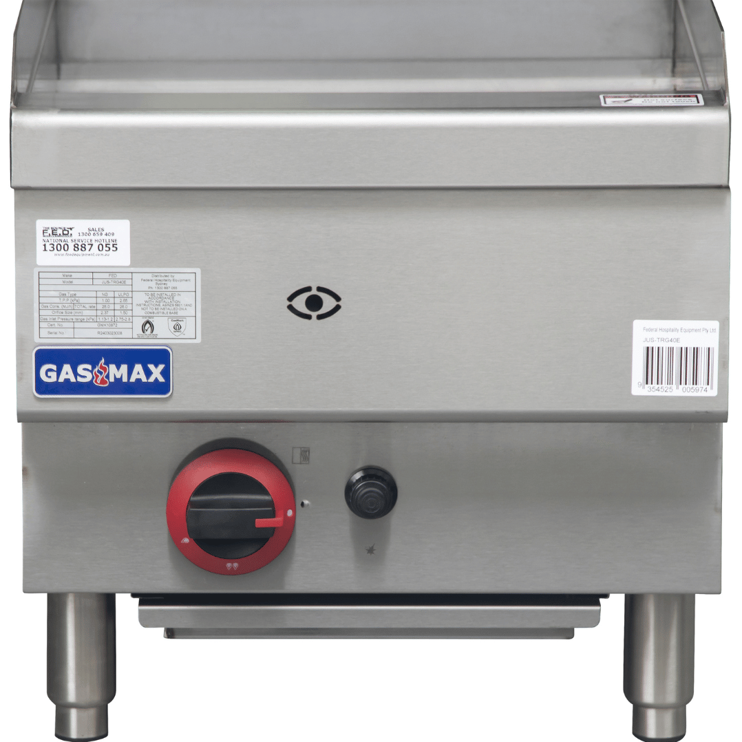 GasMAX Benchtop Single Burner Griddle - JUS-TRG40E