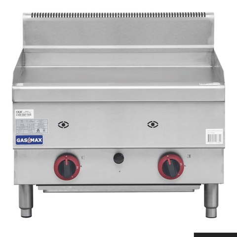 GasMax JUS-TRG60E Benchtop 2 Bunner Griddle - Natural Gas/LPG