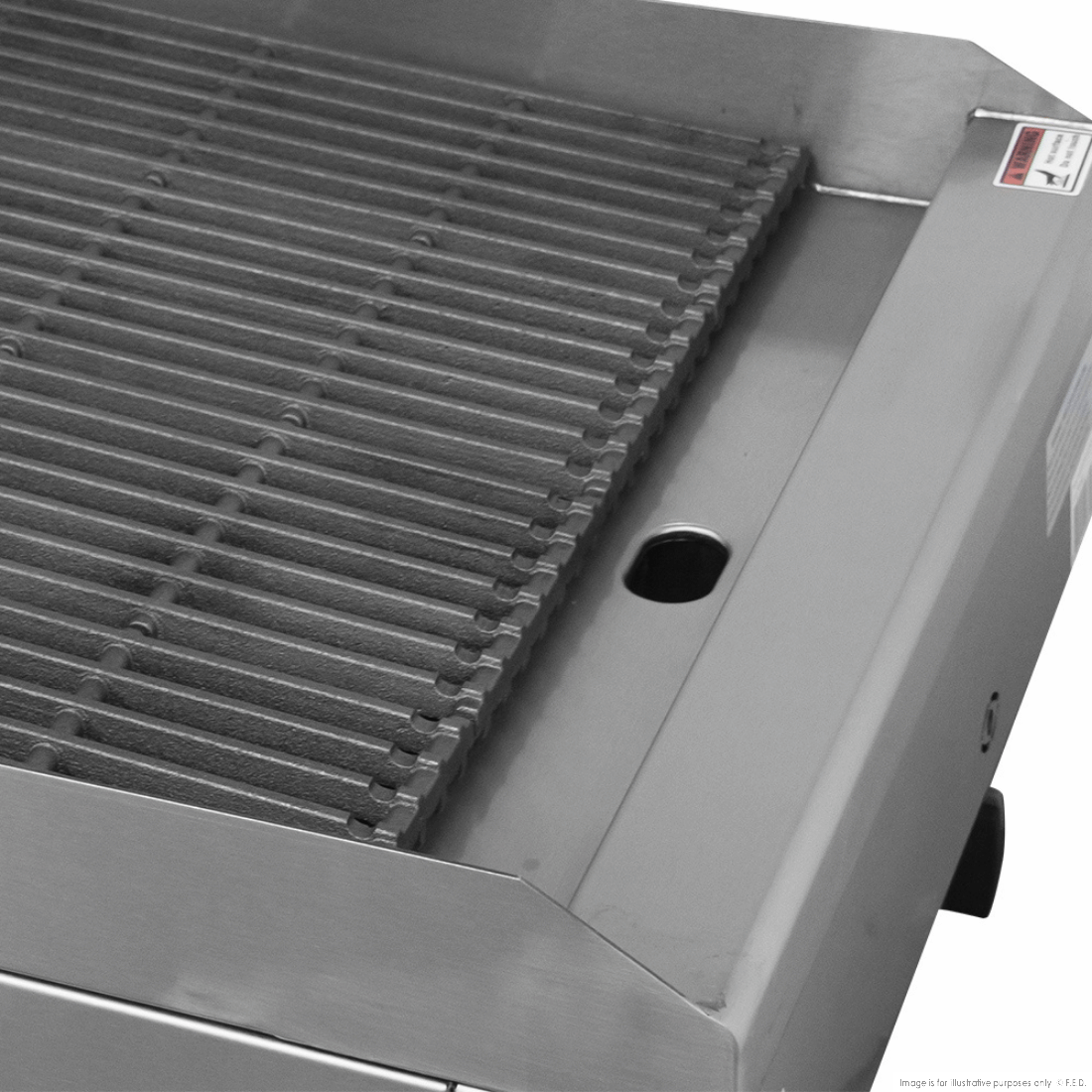 GASMAX Benchtop 2 Burner Chargrill JUS-TRH60E