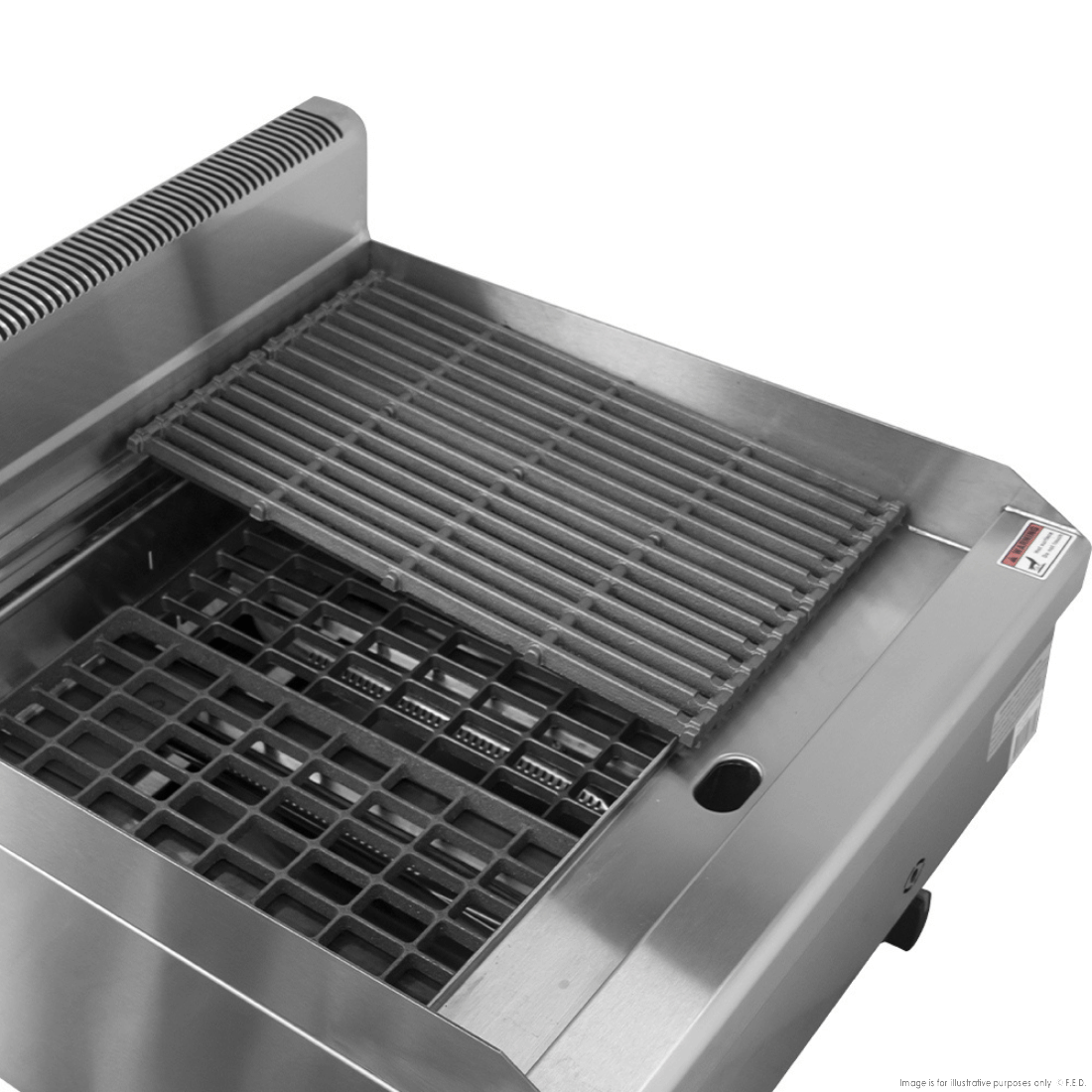 GASMAX Benchtop 2 Burner Chargrill JUS-TRH60E