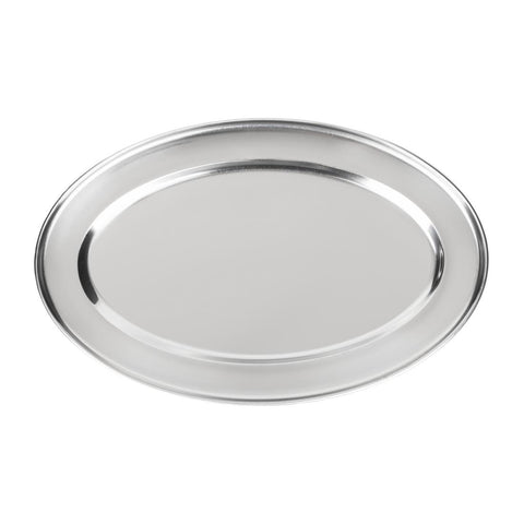 Olympia Stainless Steel Oval Service Tray 300mm - K363