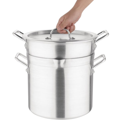 Vogue Aluminium Double Boiling Pot 10Ltr - K645