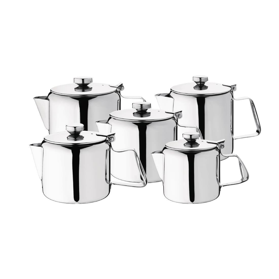 Olympia Concorde Tea Pot Stainless Steel 410ml - K677