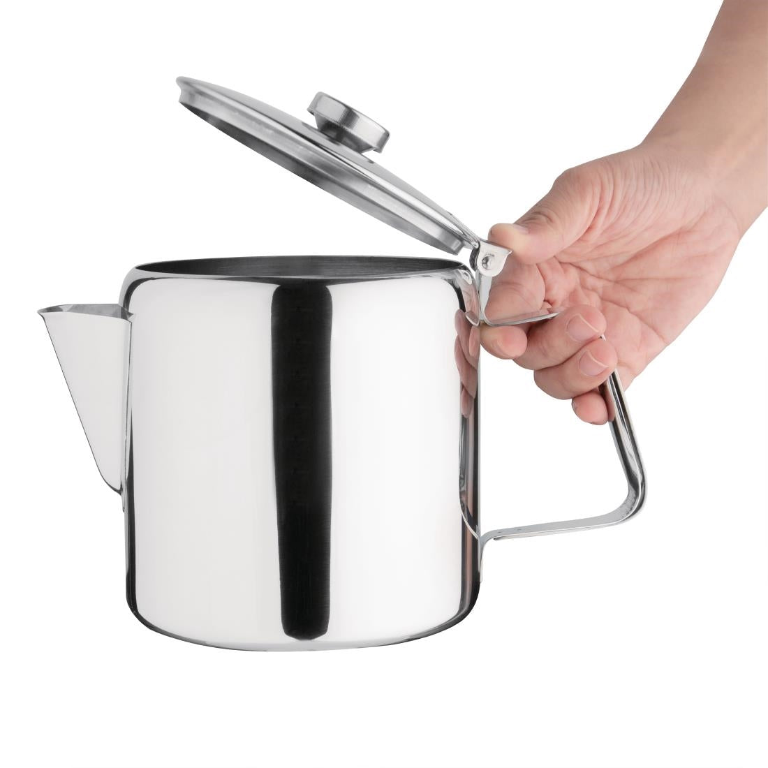Olympia Concorde Tea Pot Stainless Steel 1.35Ltr - K680