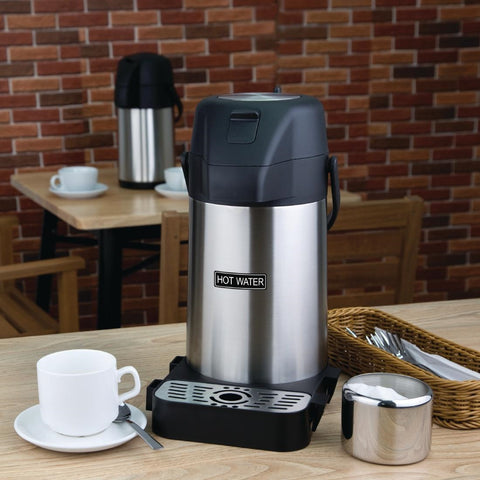 Olympia Airpot Hot Water Label - K705