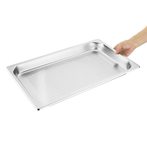 Vogue Perforated St/St - GN 1/1 40mm - K839-A