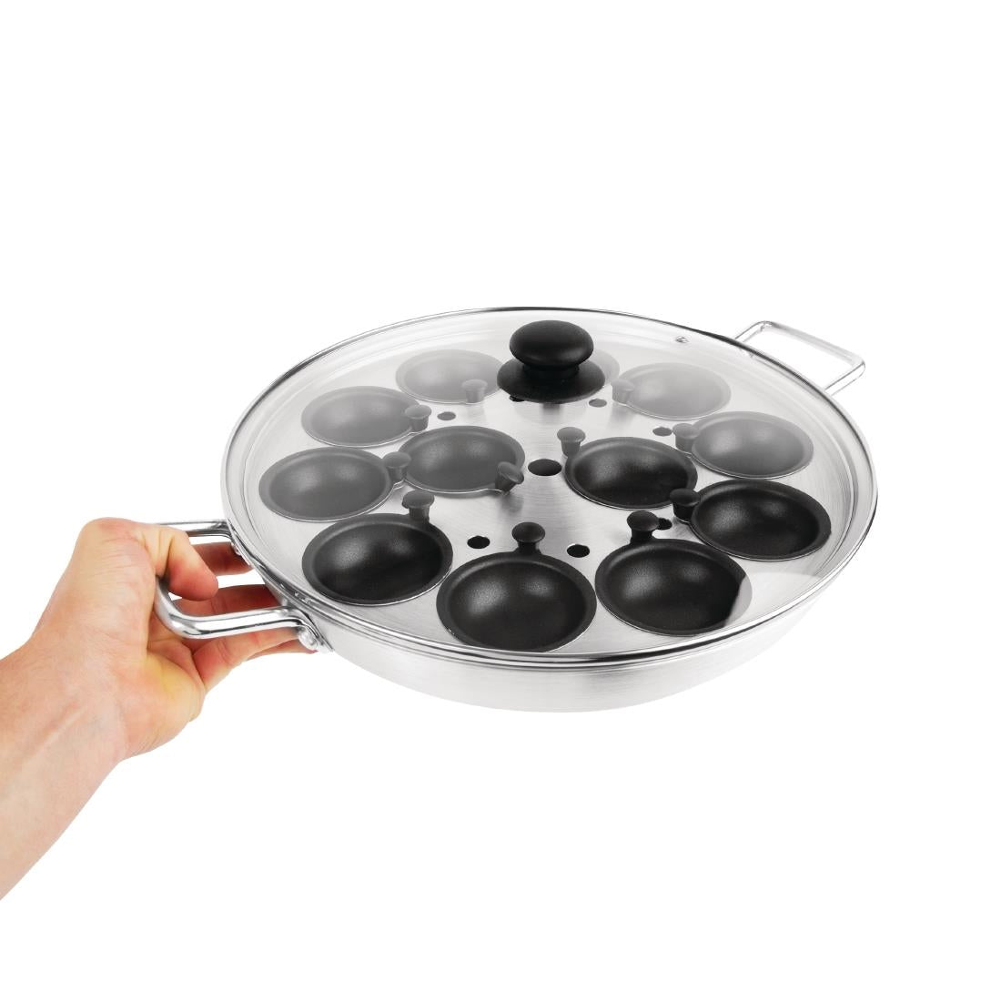 Vogue Aluminium Egg Poacher 350mm - HT975