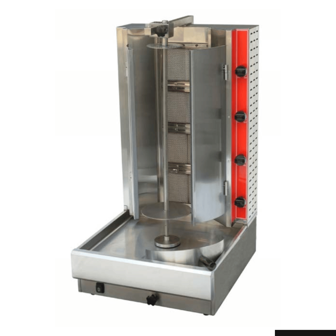 GasMax Semi-automatic 4 Burner NG Kebab Machine – KB-4