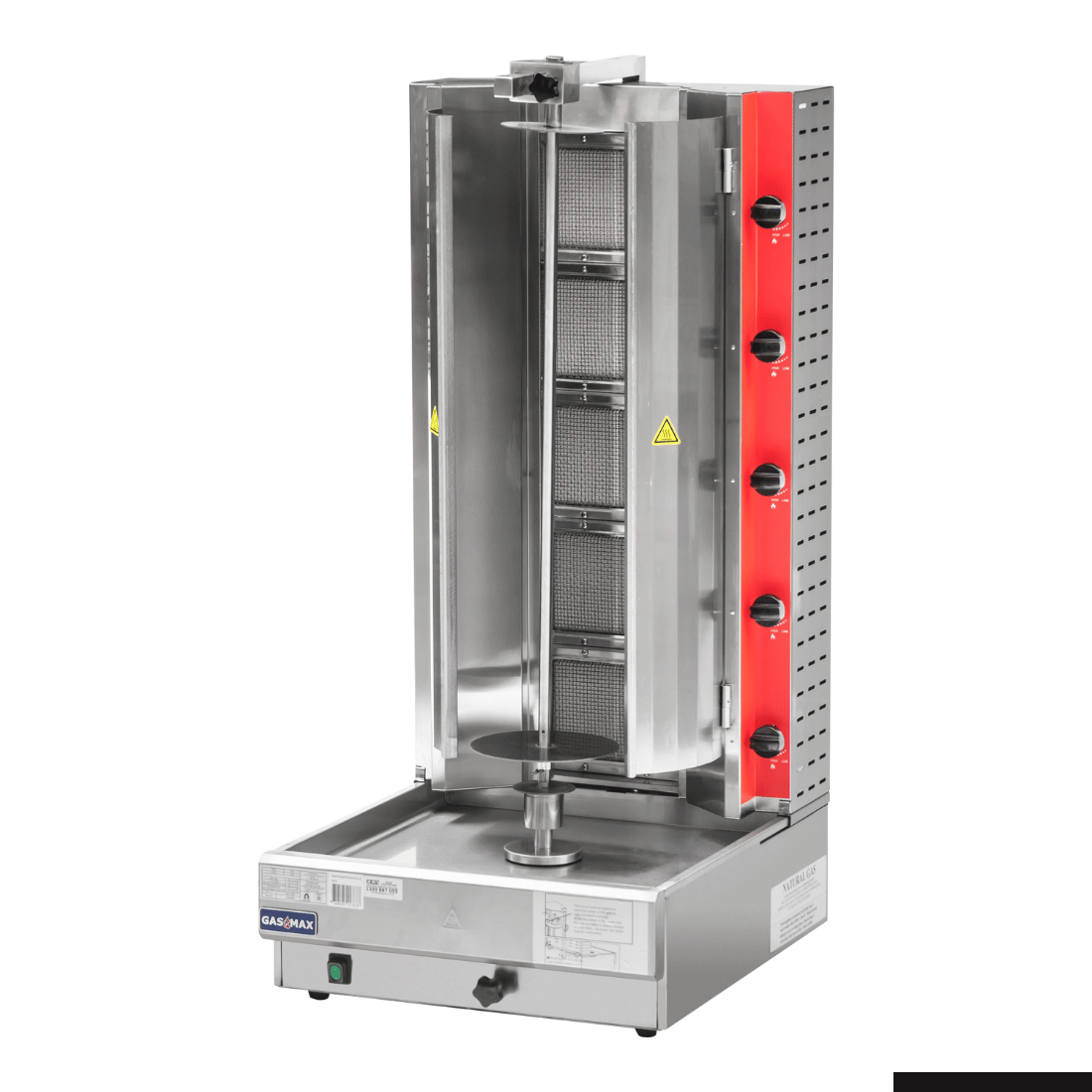 GasMax KB-5 Semi-automatic 5 Burner Kebab Machine - Natural Gas/LPG