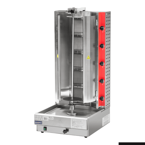 GasMax Semi-automatic 5 Burner NG Kebab Machine – KB-5