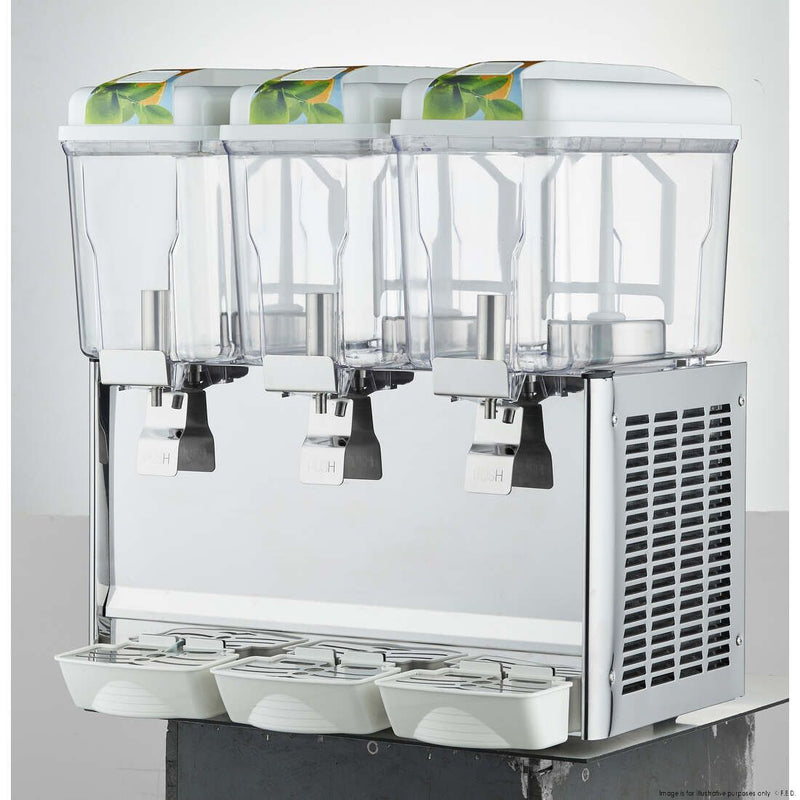 F.E.D Triple Bowl Juice Dispenser KF12L-3