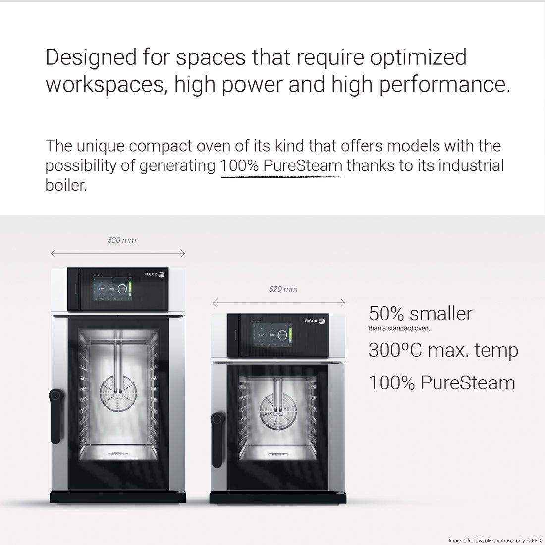 Fagor iKore Kompact Advance Compact Oven 10x1/1GN - K-AW-101ESWR