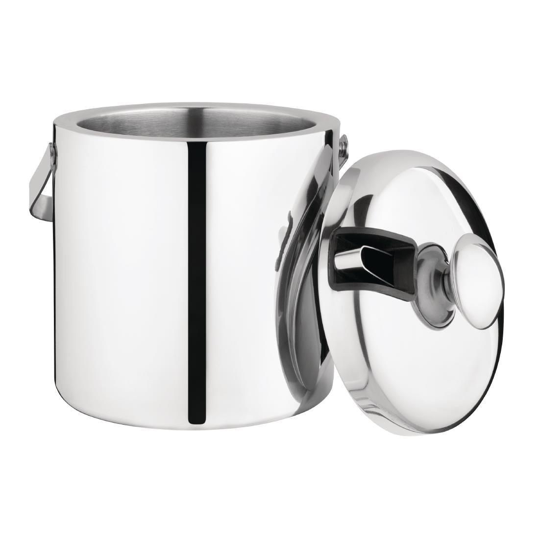 Olympia Ice Bucket with Lid & Tongs 1.2Ltr - L279