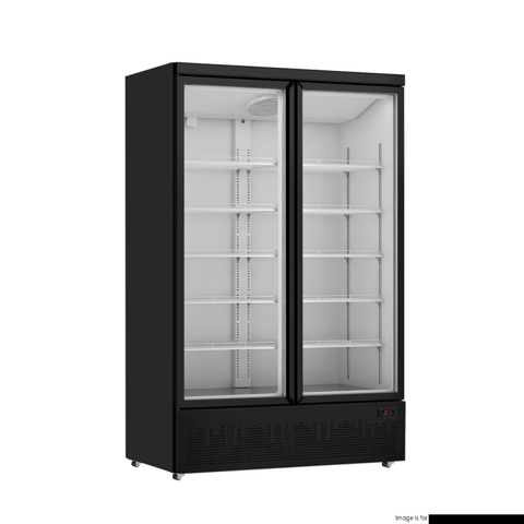 2NDs: Thermaster Double Door Supermarket Fridge - LG-1000BGBM-NSW1913