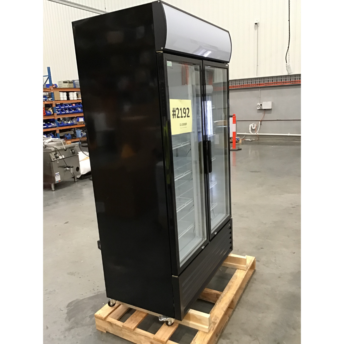 CLEARANCE - Thermaster Colourbond Upright Beverage Fridge 2 Doors Black - LG-1000BP-NSW2192