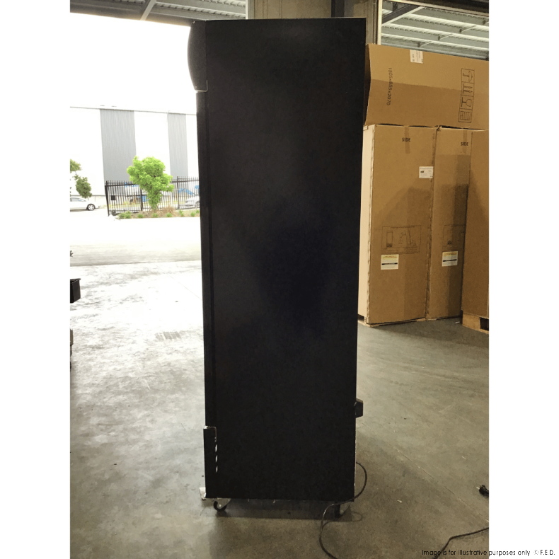 Ex-Showroom: Thermaster Colourbond Upright Beverage Fridge 2 Doors Black - LG-1000BP-QLD264