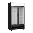 Thermaster Large Two Glass Door Colourbond Upright Drink Fridge LG-1200BP