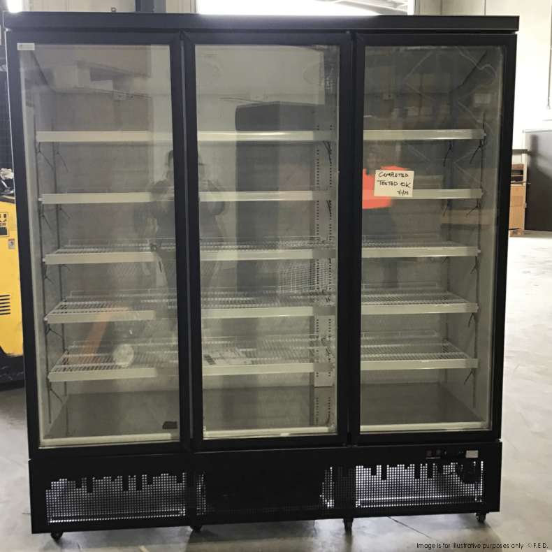 2NDs: Thermaster Triple Door Supermarket Fridge - LG-1500BGBM-QLD275