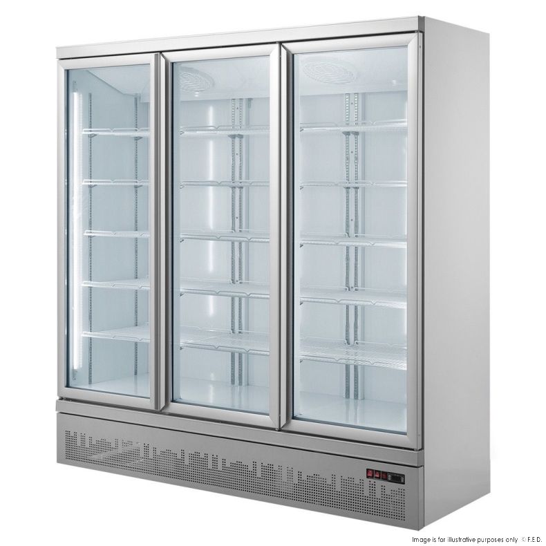 Ex-Showroom: Thermaster Triple Door Supermarket Fridge - LG-1500GBM-QLD277