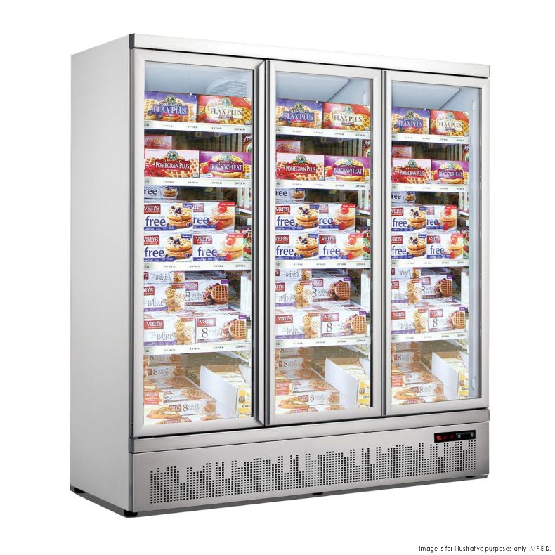 2NDs: Triple Door Supermarket Freezer LG-1500GBMF-SA17-1