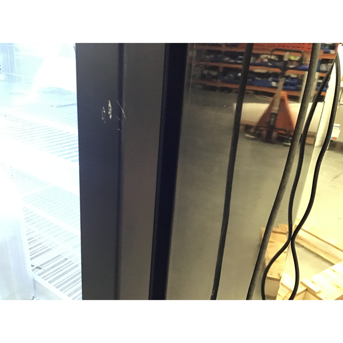 CLEARANCE - Thermaster Black Upright Three Glass Door Freezer - LG-1563DF-NSW2183