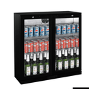 Thermaster Under Bench Double Tropicalised Heated Glass Doors Bar Cooler with Heater Switch - LG-208TD