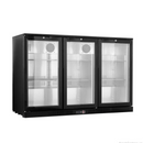 Thermaster Under Bench Three Tropicalised Heated Glass Doors Bar Cooler with Heater Switch - LG-330TD