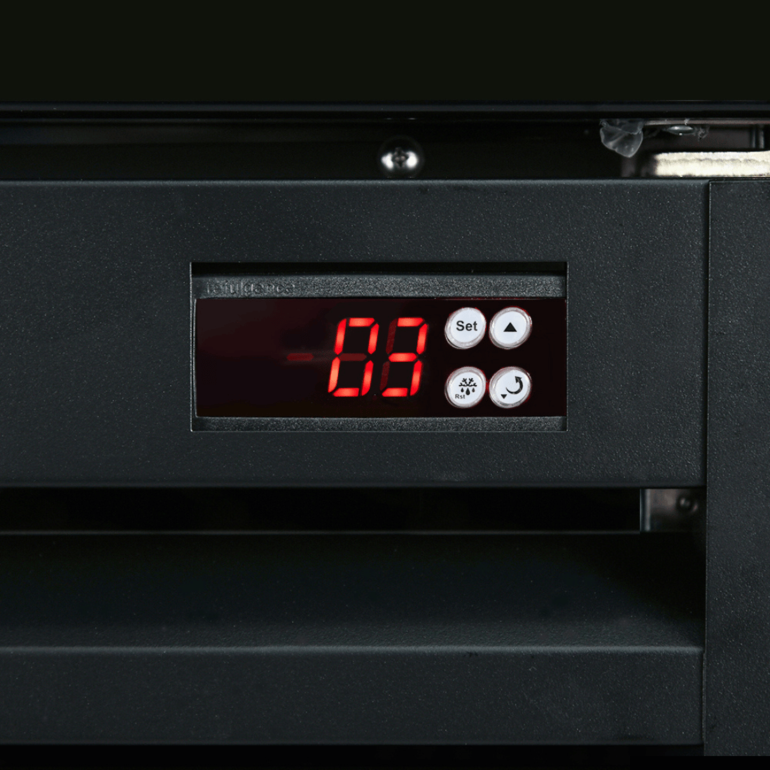 Thermaster Single Glass Door Colourbond Upright Drink Fridge LG-370BP