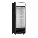 Thermaster 540L Single Glass Door Black Colourbond Upright Drink Fridge LG-540BP