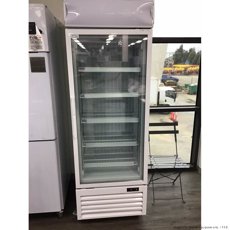 2NDs: Thermaster Upright Single Glass Door Freezer - LG-400PF-VIC528