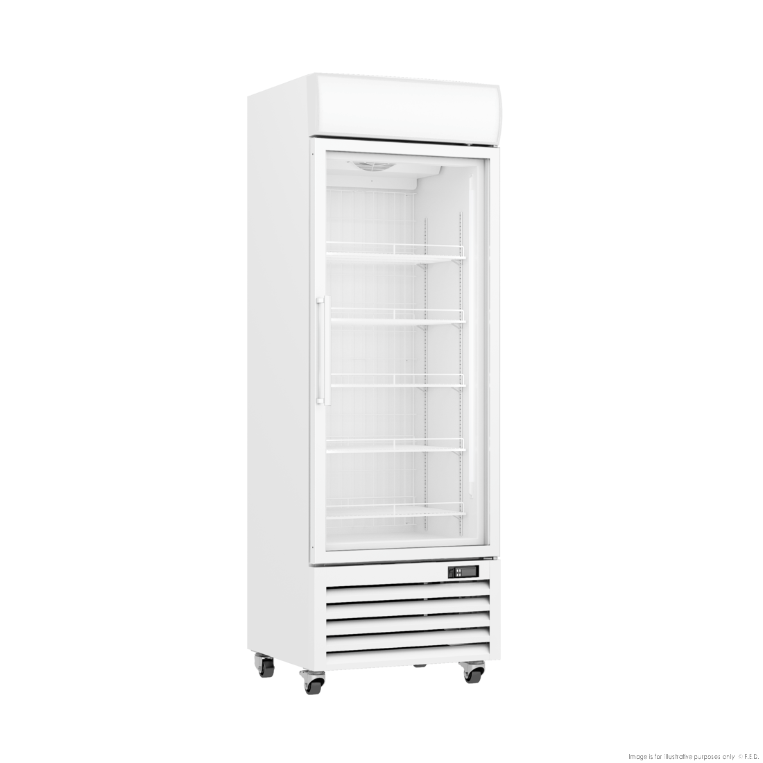 Thermaster 400L Upright Single Glass Door Freezer – LG-400PF