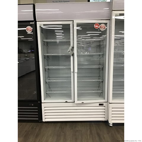 CLEARANCE - Thermaster Two Glass Door Colourbond Upright Drink Fridge - LG-730P-VIC1047