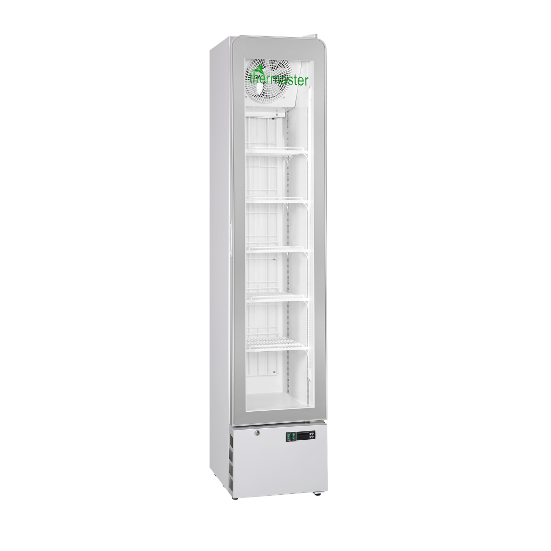 Thermaster SlimFit 165L Single Glass Door Upright Display Freezer - LG165FZ
