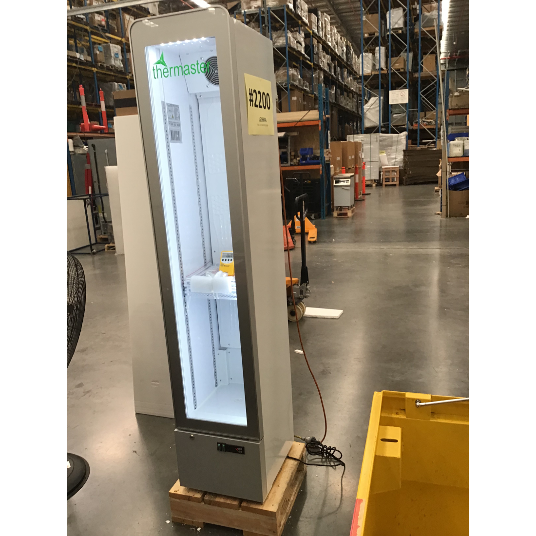CLEARANCE - Thermaster SlimFit Upright Glass Door Beverage Fridge - LG166FA-NSW2200