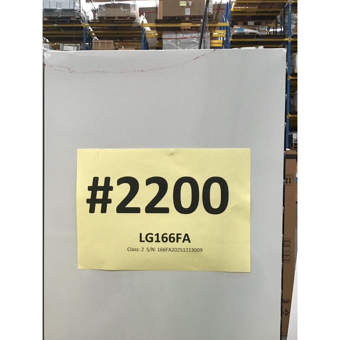 CLEARANCE - Thermaster SlimFit Upright Glass Door Beverage Fridge - LG166FA-NSW2200