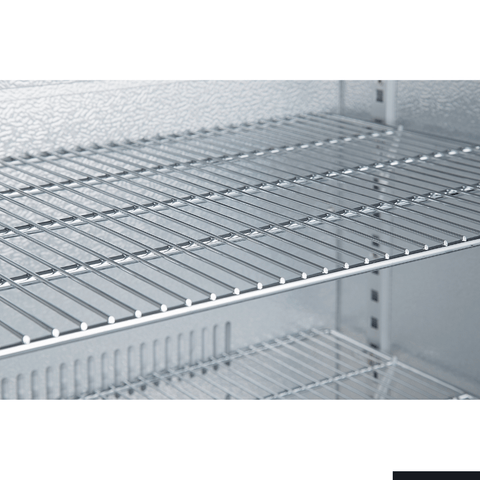 Thermaster Under Bench Double Tropicalised Heated Glass Doors Bar Cooler with Heater Switch - LG-208TD