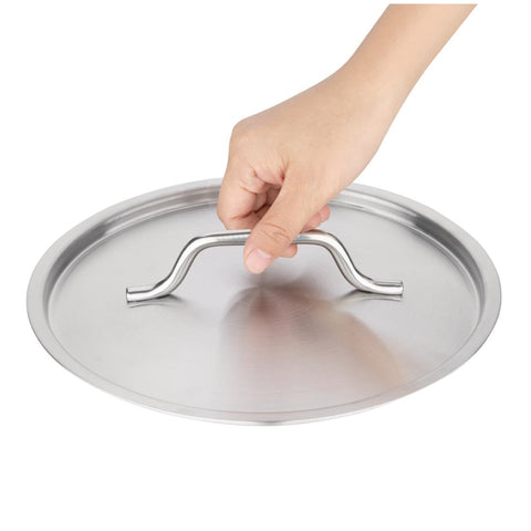 Vogue Stainless Steel Saucepan Lid 240mm - M950