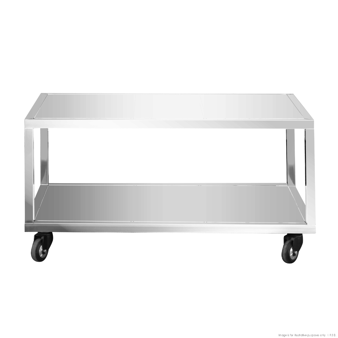 Bakermax Trolley for Electric Deck Bakery Oven - ME2-1-S