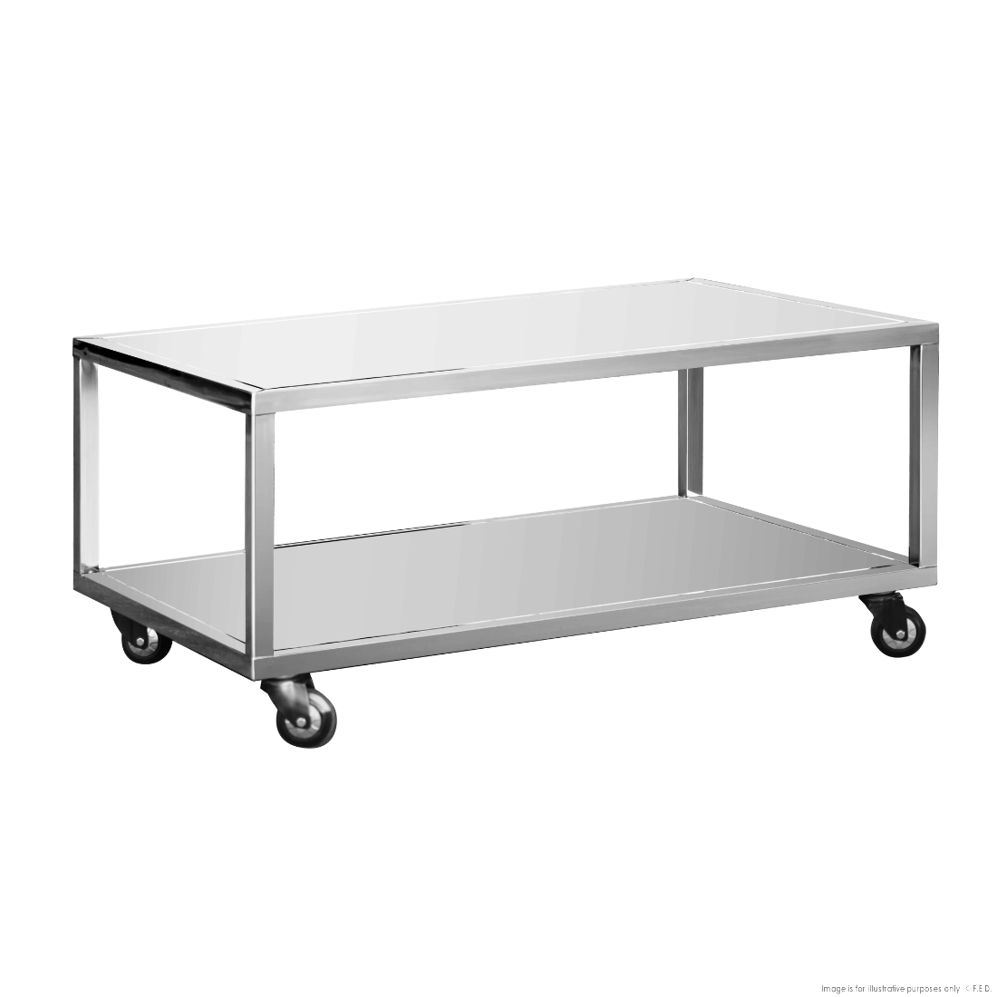 Bakermax Trolley for Electric Deck Bakery Oven - ME2-1-S