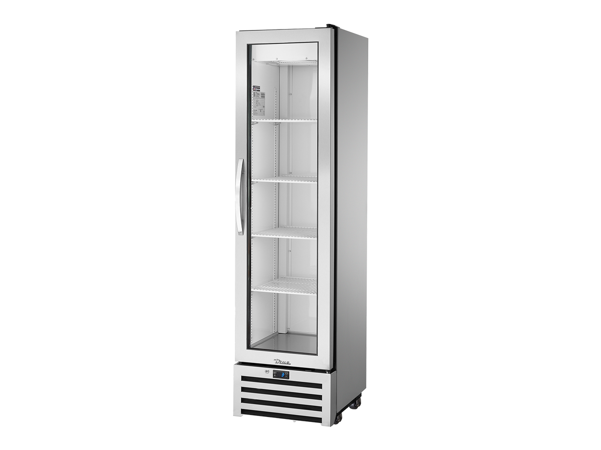 TRUE Reach-In 1 Left-Hinged Glass Swing Door Refrigerator - T-11G-HC-FGD01 LH