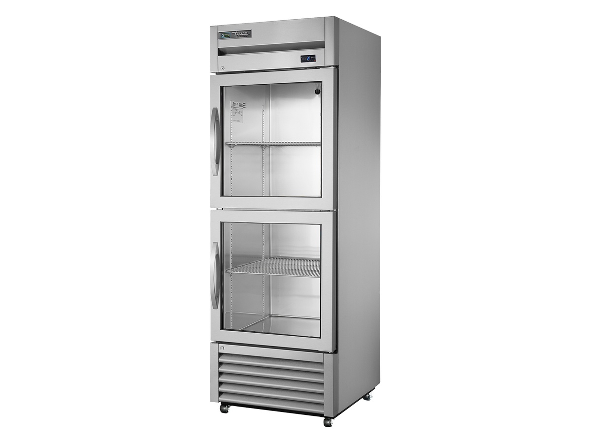 TRUE Reach-In 1 Glass Half Swing Door Refrigerator - T-23G-2-HC-FGD01