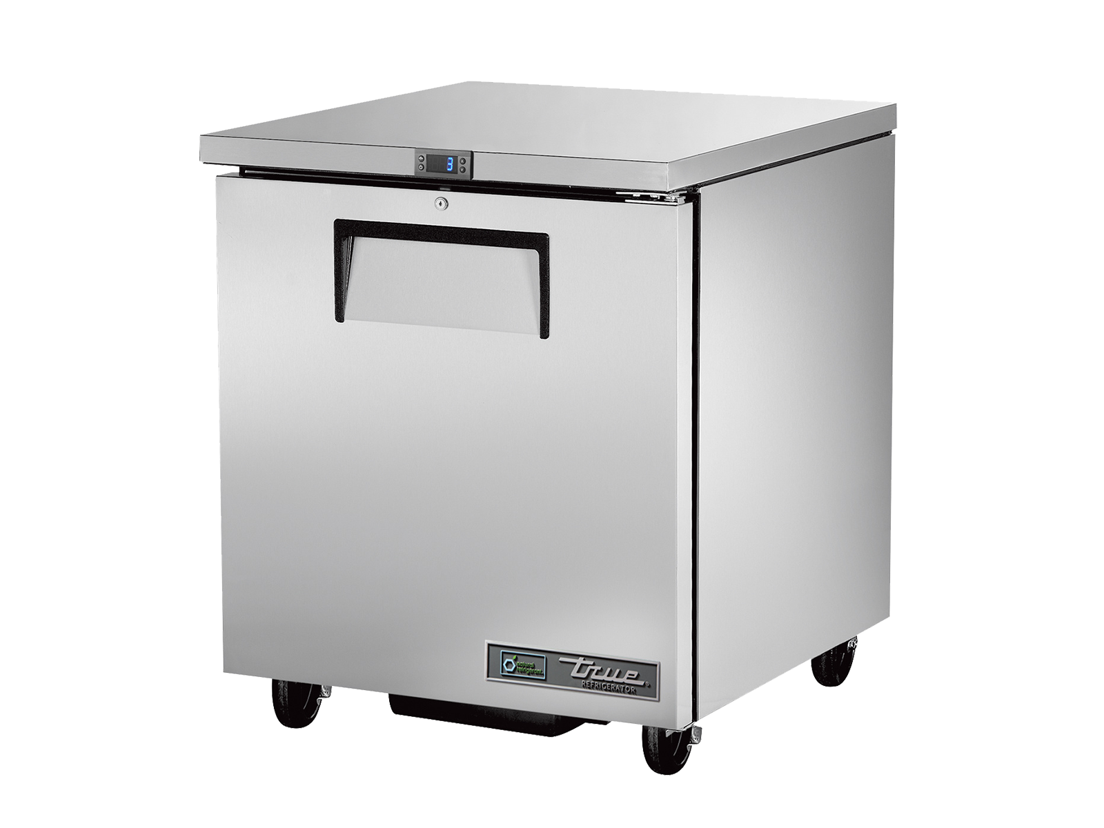 TRUE 1 Left-Hinged Solid Door Undercounter Refrigerator - TUC-27-HC LH